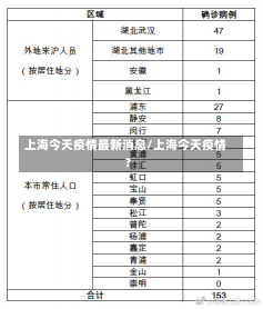 上海市疫情最新消息更新📣